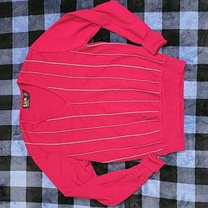 Vintage. LeRoy Knit. 💯 Wool v-neck sweater. Men's size Large.